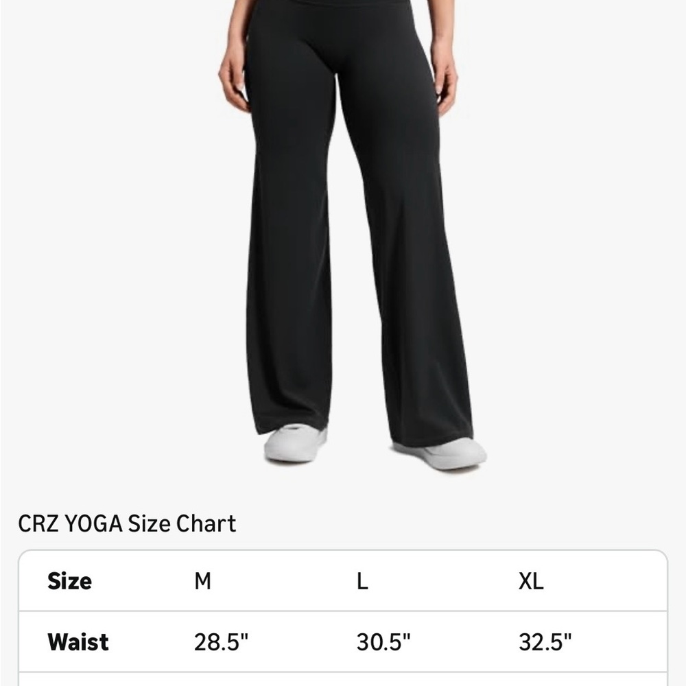 CRZ YOGA Black Straight Leg Yoga Pant - Picture 5 of 7
